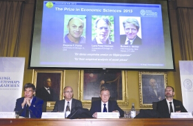 中国证券报-瑞典皇家科学院宣布2013年诺贝尔经济学奖得主